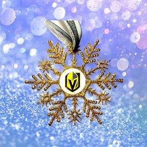 Las Vegas GOLDEN KNIGHTS Hockey Snowflake *NEW*